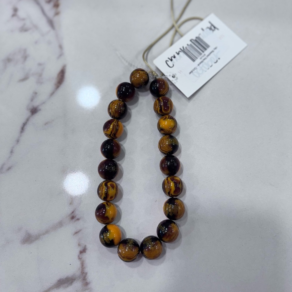 Tortoise gumball necklace